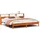 vidaXL Massivholzbett 180 x 200 cm Braun