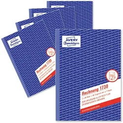 AVERY Zweckform Formularbuch 'Rechnung', SD, 4+1 GRATIS