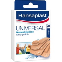 Hansaplast Universal Strips 4 Größen Water Resistant 20 St.