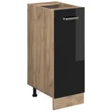 Vicco Apothekerschrank R-Line Solid Eiche 30 cm ohne Arbeitsplatte