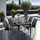 Tectake Rattanstuhl Girona 58 x 67 x 90 cm schwarz 8 St.