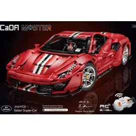 CaDA Bricks CaDA MASTER red 1:8 inkl Power System C61042W