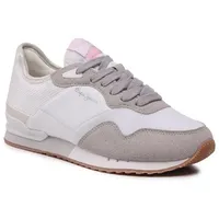 Pepe Jeans Damen London Troy W Sneaker, White (White),