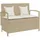 vidaXL Gartenbank 113 x 57 x 87 cm Beige
