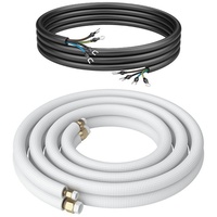 Kältebringer Kältebringer® 1-15m Kältemittelleitung 1/4“ + 3/8" Montage-Set für Split-Klimaanlage (4-adrig)