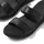 FitFlop F-MODE GO ADJUSTABLE TWO-BAR BUCKLE SLIDES Schwarz 40