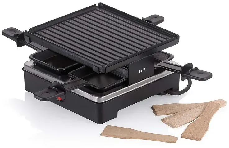 Preisvergleich Produktbild kela Raclette Grill Aluguss Geneva 4 Personen