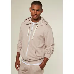 KangaROOS Kapuzensweatjacke, mit Kapuze, kontrast Zipper und kontrast Bänder KangaROOS beige XL (56/58)
