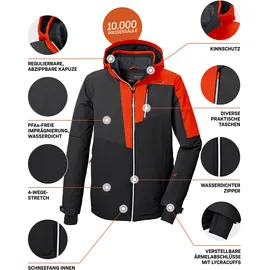 KILLTEC Skijacke KSW 76 MN SKI JCKT« dunkelorange, L