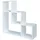Hti-Living Wandregal Thekla geometrisch 1-tlg. 40 x 12 x 10 cm Weiß