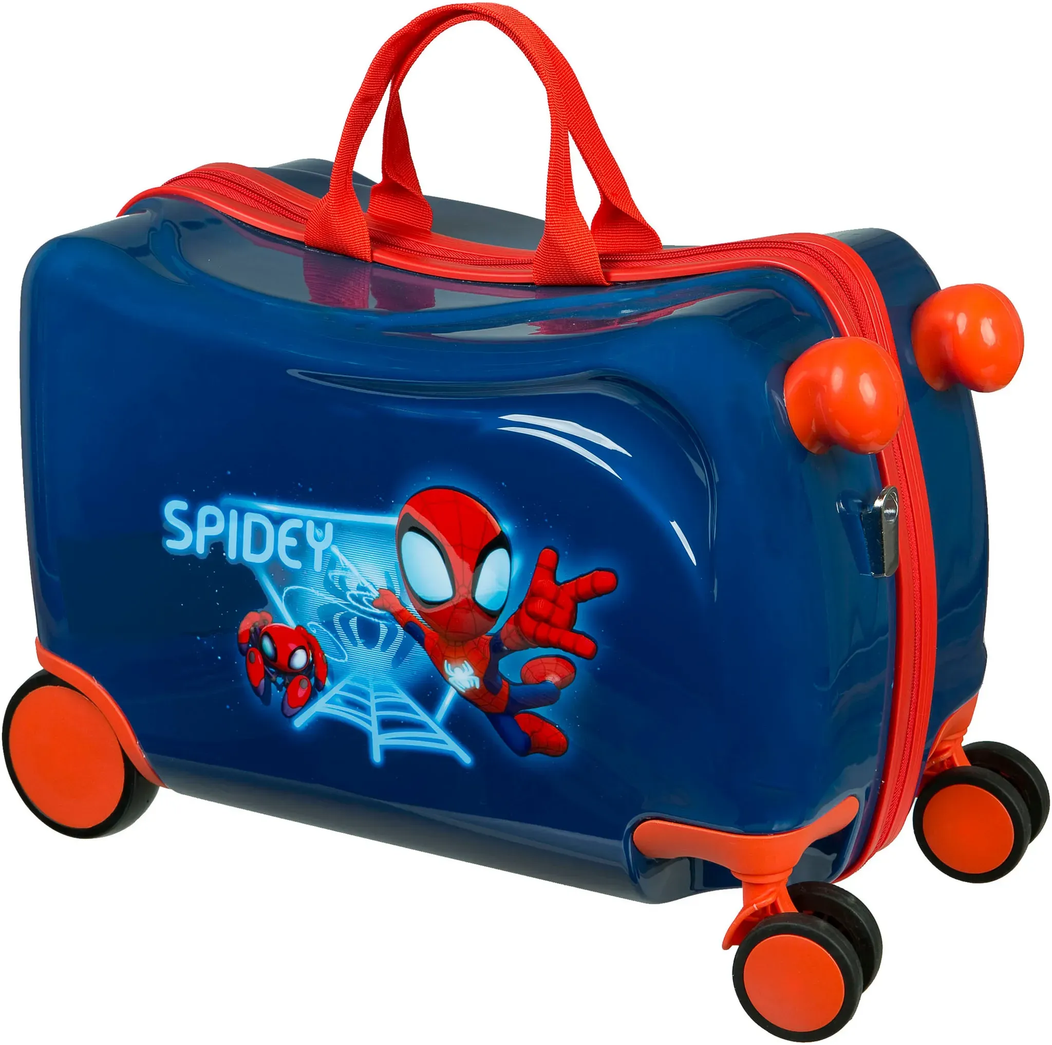 UNDERCOVER Kinderkoffer »Ride-on Trolley, Spider-Man«, 4 St. Rollen, zum sitzen und ziehen UNDERCOVER Spider Man B/H/T: 47,5 cm x 32 cm x 23 cm   20 l