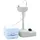 vidaXL Camping Toiletten-Set 2 Pcs Blau und Weiß