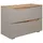 Vicco Waschbeckenunterschrank Marelle 2 Schubladen 80 x 57,5 x 35 cm Grau