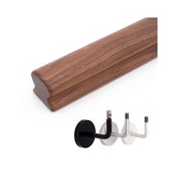 Handlauf Nussbaum omega | Treppe, Geländer, Wand | nach Maß