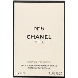 Chanel No. 5 Eau de Toilette Nachfüllung 3 x 20 ml