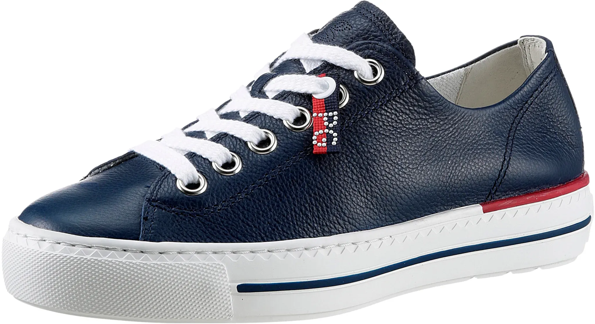 Sneaker PAUL GREEN "Super Soft Pauls" Gr. 40, blau (dunkelblau) Damen Schuhe Sneaker in hochwertiger Verarbeitung, Freizeitschuh, Halbschuh, Schnürschuh