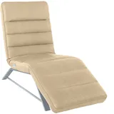 W.Schillig Relaxliege »daily dreams«, Funktionsliege wahlweise mit Motor, Gestell matt, Breite 65 cm beige