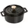 Staub Cocotte 12 cm rund schwarz