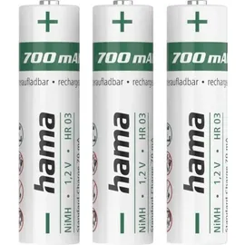Hama 00223526 Haushaltsbatterie Wiederaufladbarer Akku AAA Nickel-Metallhydrid (NiMH) (00223526)