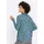 Classic Basics Strickjacke in Türkis-Himmelblau-Meliert 56
