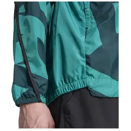 adidas Terrex Multi Printed Wind Jacket, Pure Teal/Aurora Ivy, XL