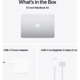 Apple MacBook Air M4 2025 13'' 16 GB RAM 256 GB SSD 8-Core GPU Silber