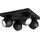 Philips Hue White Ambiance Buckram Viererspot schwarz