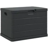 vidaXL Garten Aufbewahrungsbox - Anthrazit, 77.5 x 54.5 x 53 cm, Kunststoff, 170 L