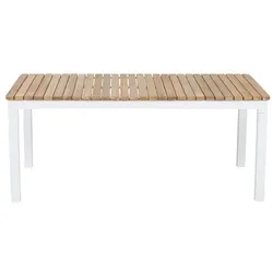 Venture Home Brasilia Couchtisch weiß, teak.