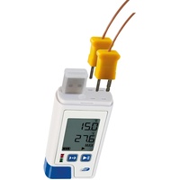 TFA Thermo-Datenlogger LOG200 TC, Thermometer + Hygrometer, Weiss