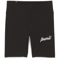 Puma Essentials+ 7" Script kurze Leggings Damen 01 - PUMA black XS