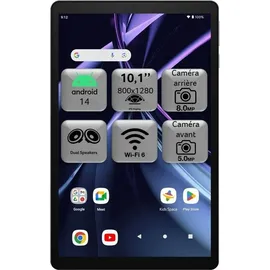 Acer Iconia A10-M1 - METAL 64GB - 25,6 cm (10.1") - 1280 x 800 Pixel - 64 GB - 4 GB - Android 14 - Silber - Silber