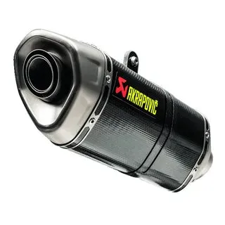 Akrapovic Slip-on Line Auspuffsystem mit EG-BE Titan, Carbon, Edelstahl