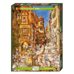 HEYE Puzzle 298746 – Bei Tag – Romantic Town, 1000 Teile, 50.0 x 70.0 cm, 1000 Puzzleteile bunt