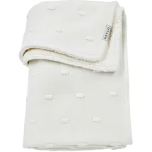 Meyco Baby Knots Teddy 75x100 cm 2.0 TOG, weiss