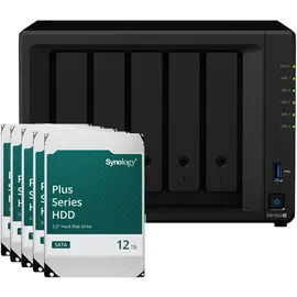Synology DS1522+ NAS System 5-Bay inkl. 5x TB Synology HDD