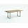Niehoff Noah Gartentisch 160-260 x 95 x 76 cm Braun/Silberfarben