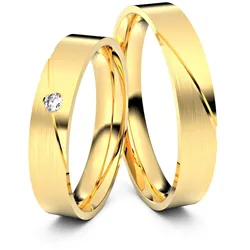 Trauringe Amsterdam 333er Gelbgold - 0428
