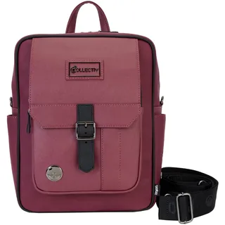 Loungefly COLLECTIV Pokémon The Artst wandelbarer Rucksack und Umhängetasche, Ro