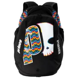 Prince Tennis-Rucksack by Hydrogen Skulls (Haupt-, Schläger- und Schuhfach) schwarz
