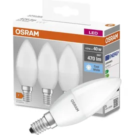 Osram LED-Lampe E14 4,9 W neutralweiß 3 St.