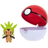 Pokémon PKW3134 - Clip'n'Go Poké Balls - Igamaro & Pokéball, offizieller Pokéball mit 5cm Figur