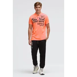 Camp David Poloshirt orange L