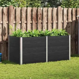 vidaXL Garten-Hochbeet 200 x 100 x 91 cm Grau