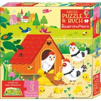 Usborne Verlag Erstes Puzzle & Buch: Bauernhoftiere