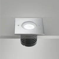 Fabas Luce WAKO 2 SILVER Außeneinbauleuchten Edelstahl