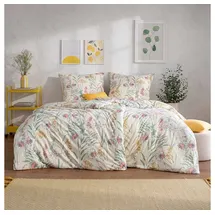 Estella Lyra Blumen Beige 135 x 200 cm + 80 x 80 cm