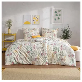 Estella Lyra Blumen Beige 135 x 200 cm + 80 x 80 cm