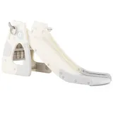 COSTWAY Rutsche, 4-in-1 klappbare Kinderrutsche, für Indoor & Outdoor grau