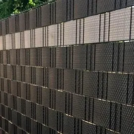 zaunzu® Sichtschutzstreifen 26 m Stroh Rattan